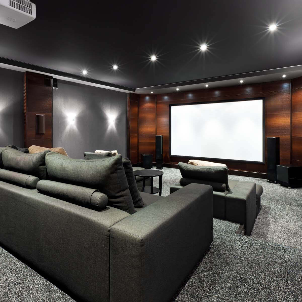 40 Awesome Basement Home Theater Design Ideas Luxury Interiors   12. Deal Home Theater 