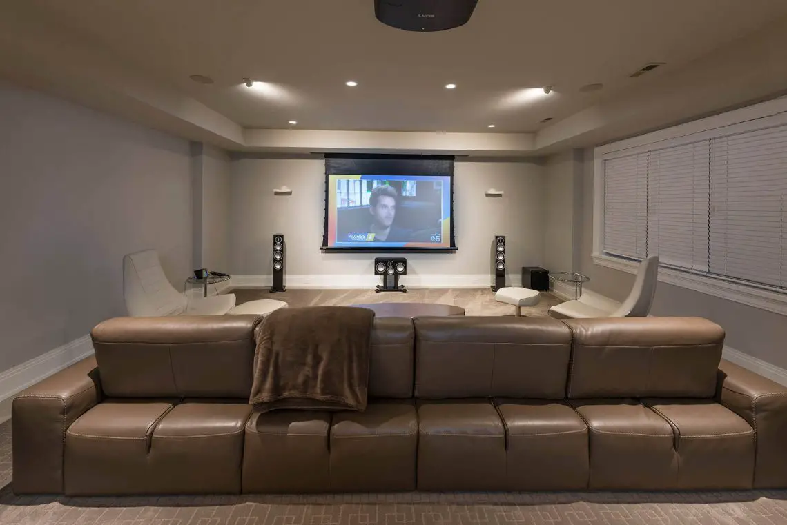home theater ideas for basement