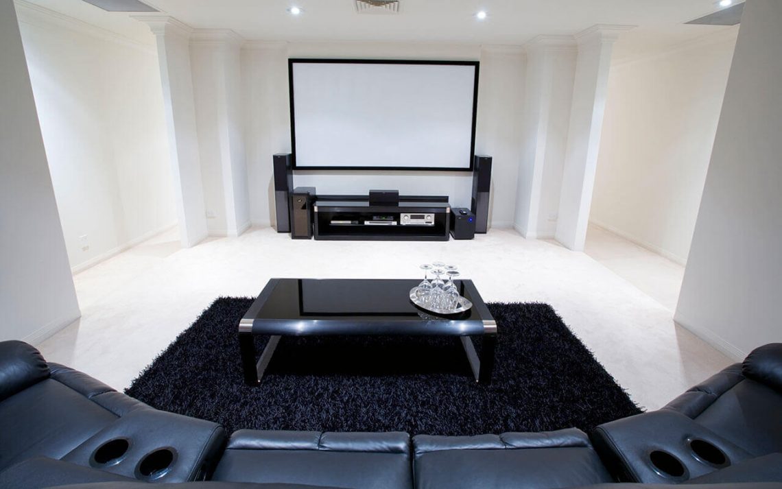 basement home theater decor