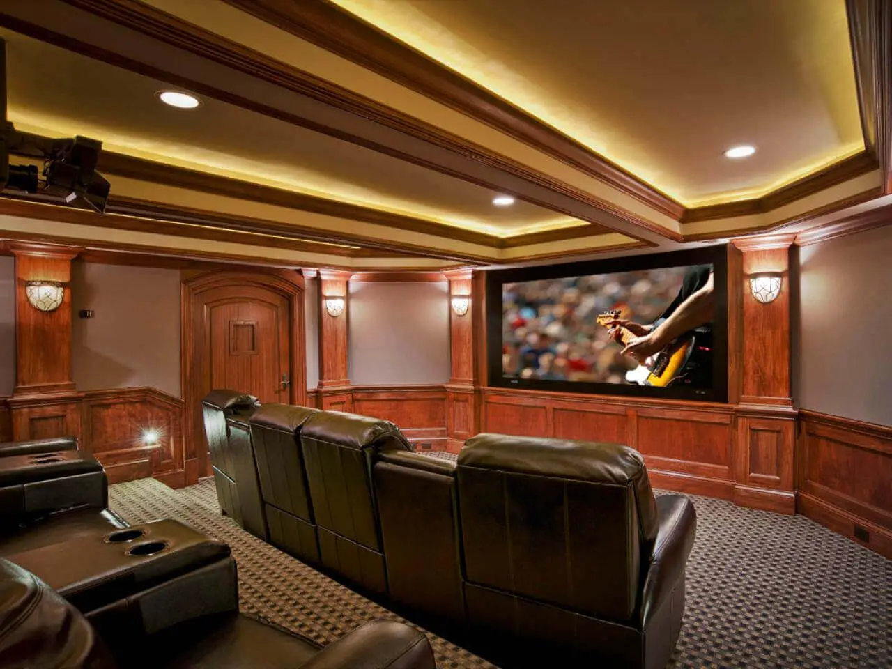 basement home theater seating ideas