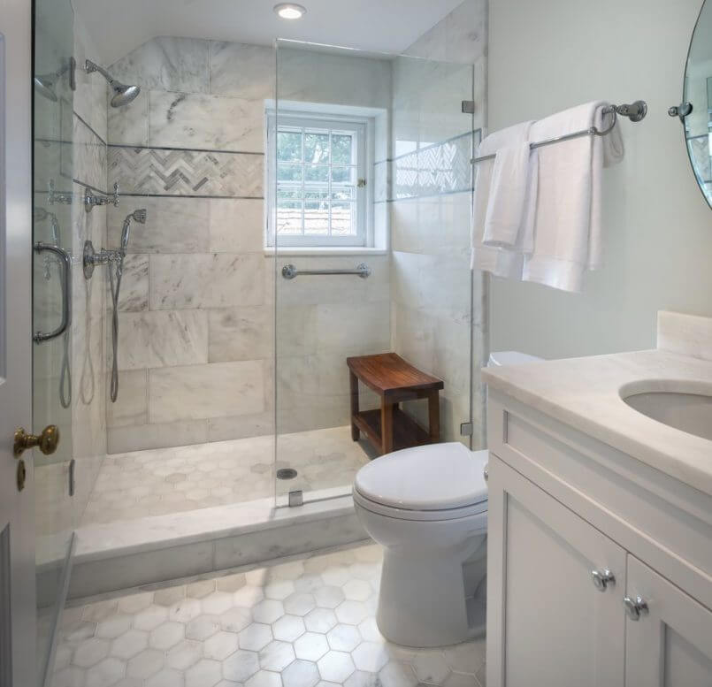 Different material remodel bathroom