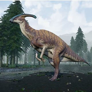 Dinosaur names - Parasaurolophus