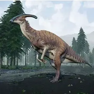Dinosaur names - Parasaurolophus