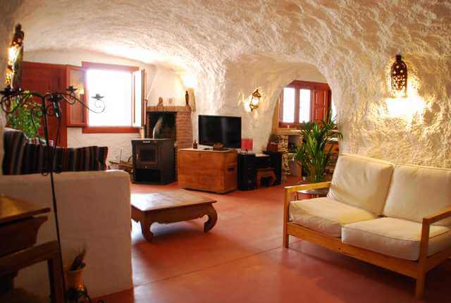 cave house interior