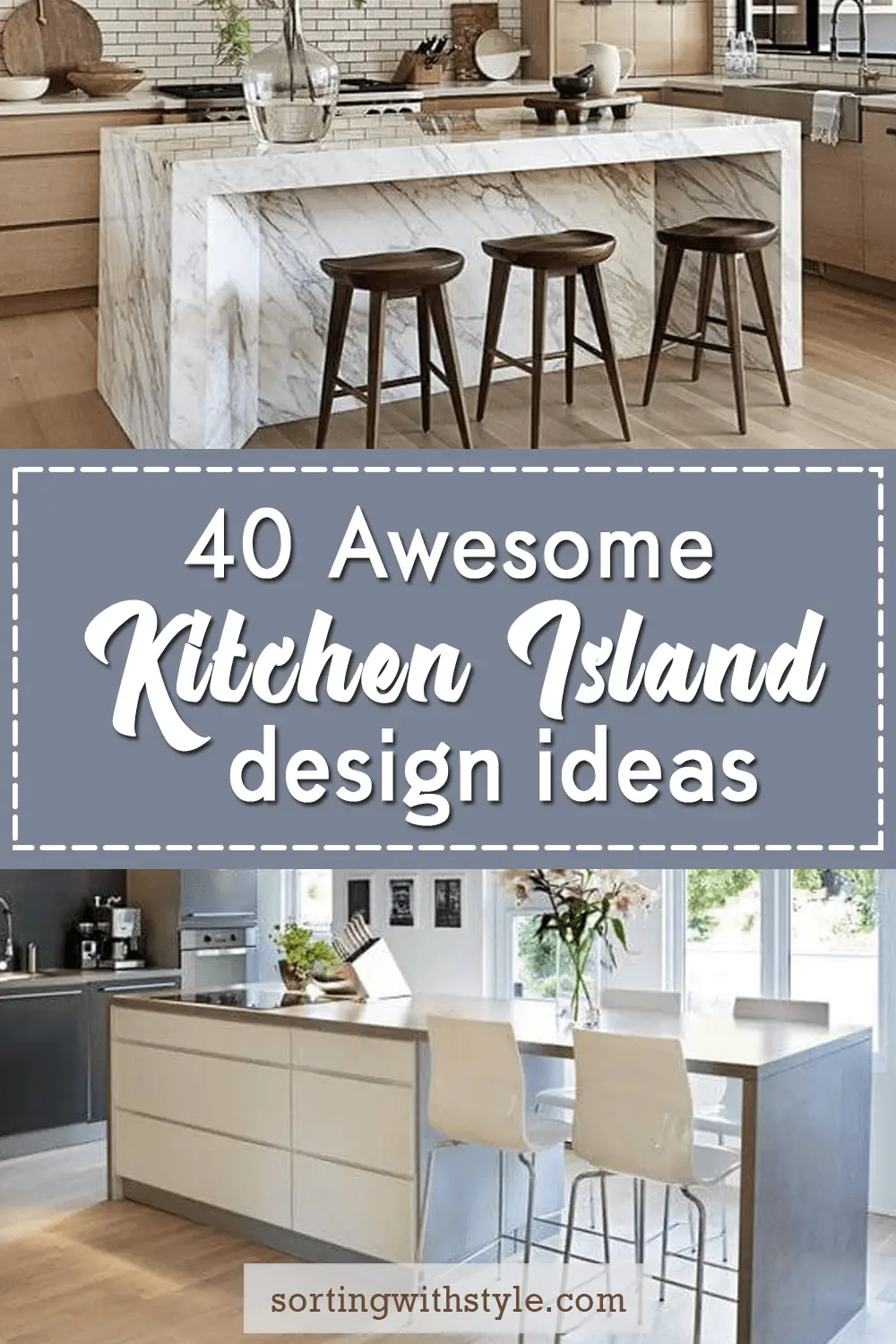 40 Awesome Kitchen Island Design Ideas, Kitchen Cabinet Island Design Ideas