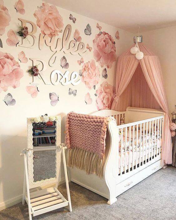 best baby girl nursery themes