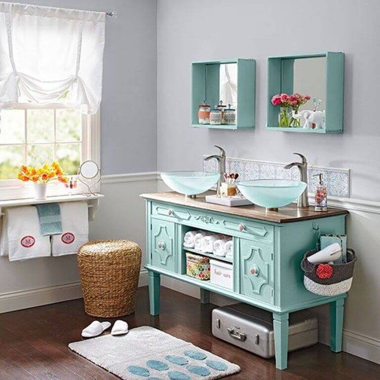 Amazing DIY Refurbished bathroom vanity ideas