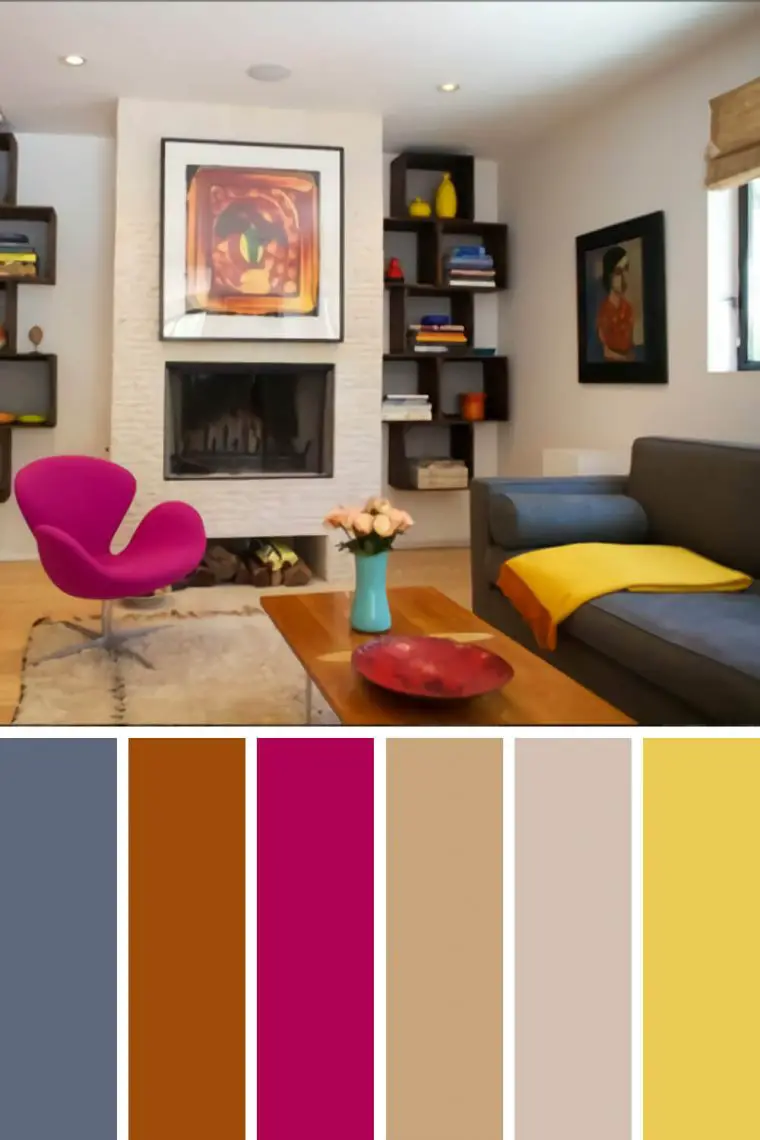 Striking gray living room color schemes