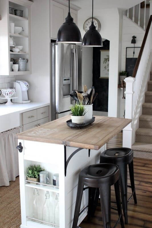 Narrow Kitchen Island