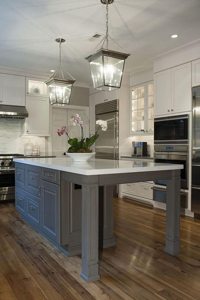 Extended Kitchen Island