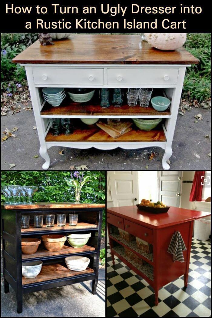 Upcycled Kitchen Island Ideas