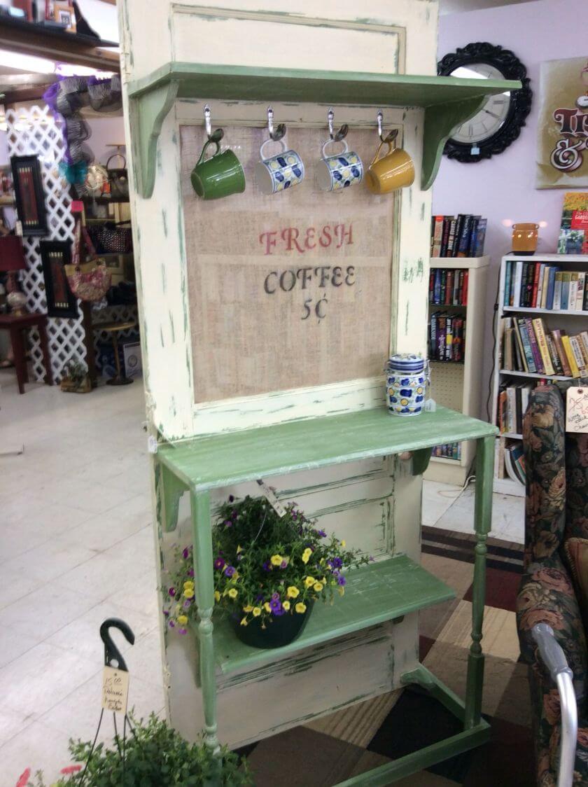 home coffee bar ideas repurposed