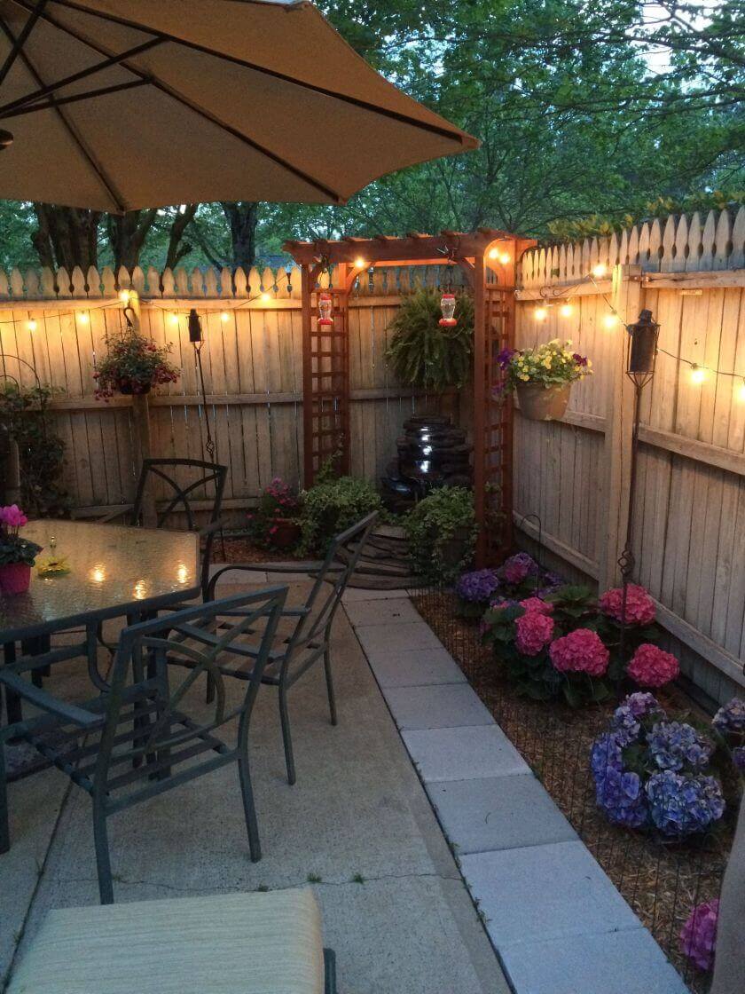 backyard patio fence