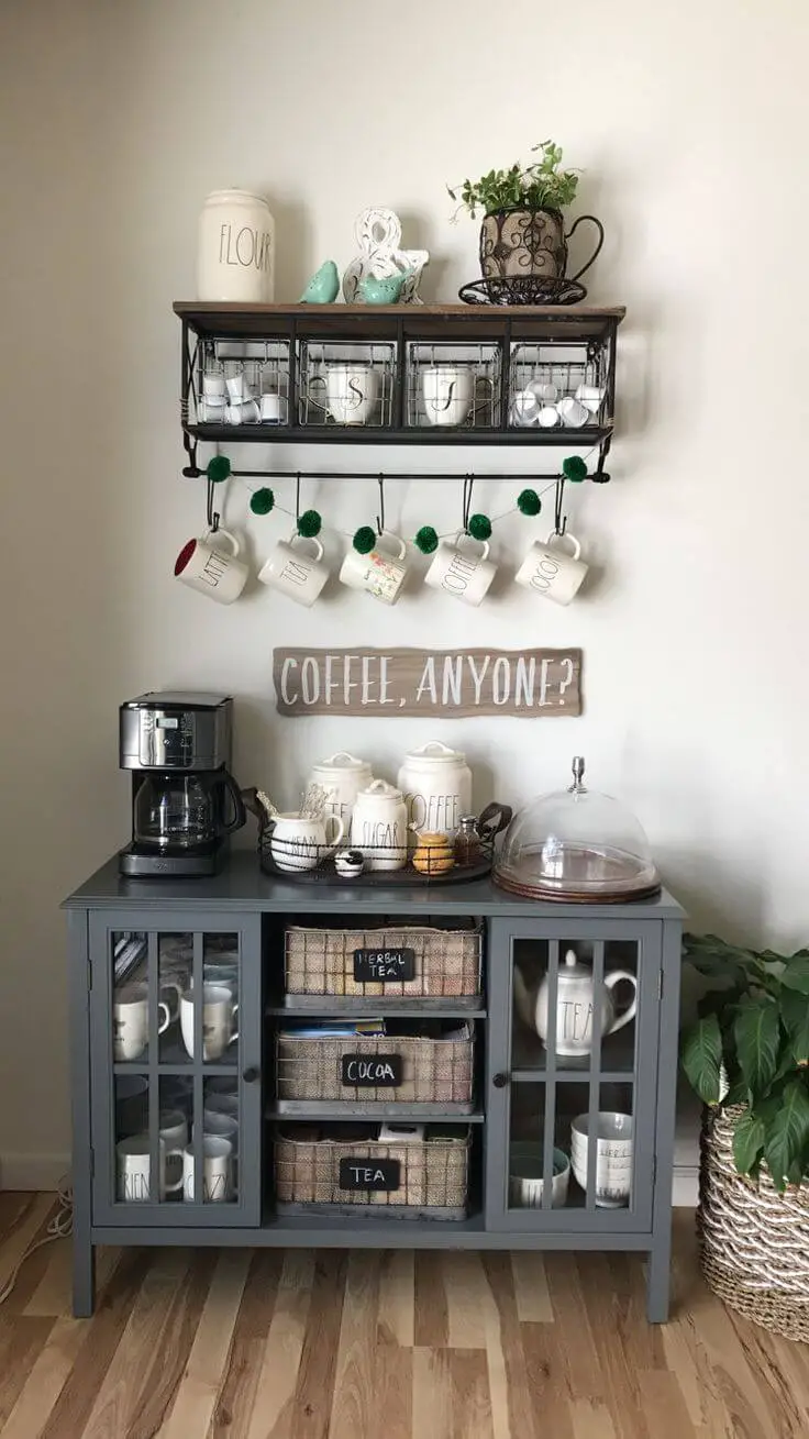 coffee bar ideas for the home