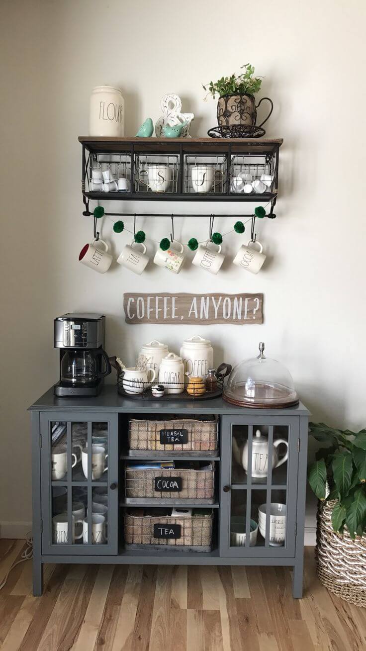 30+ Best Home Coffee Bar Ideas for All Coffee Lovers