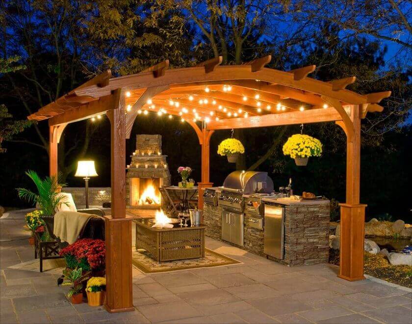 backyard patio pergola ideas