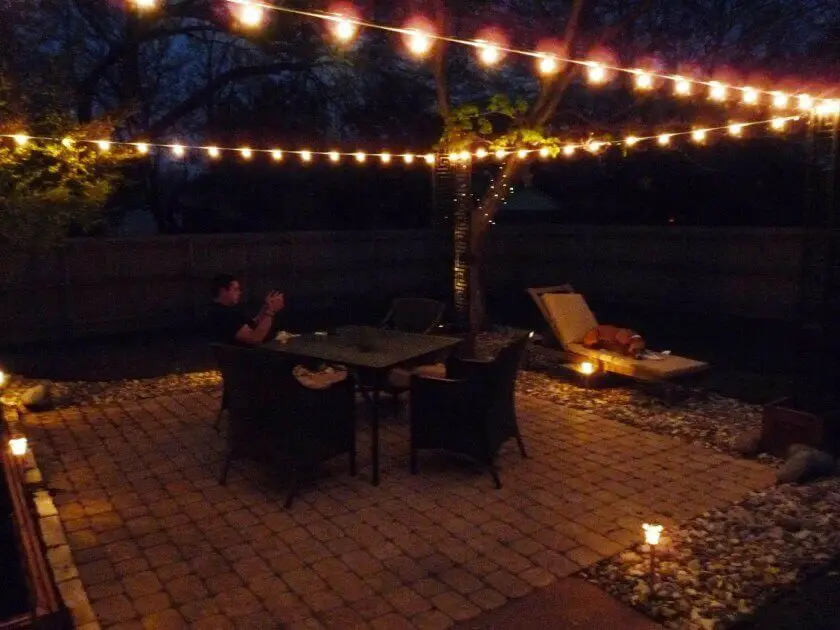 outdoor patio lighting ideas