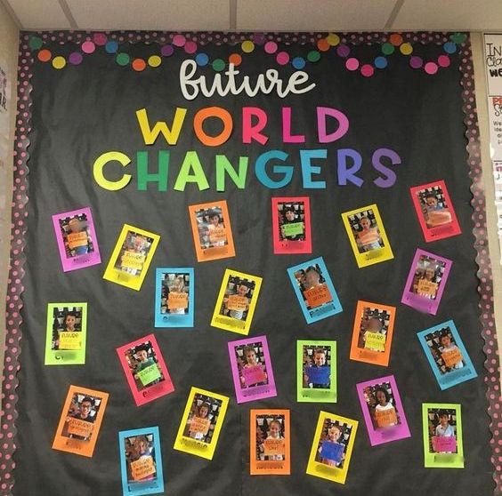 Motivational board for classroom decor