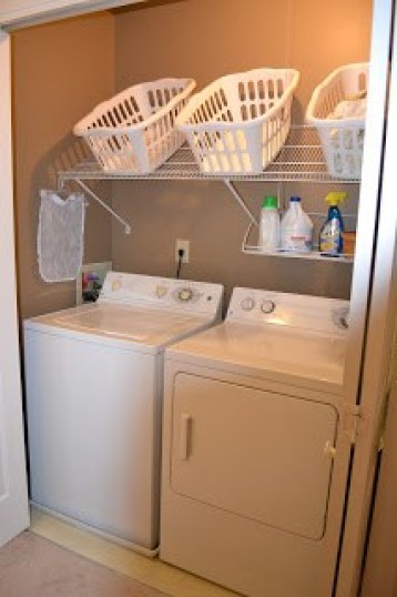 small laundry room storage ideas