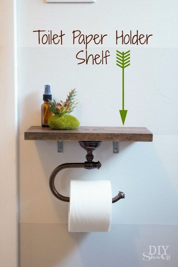 Toilet Paper Holder Shelf