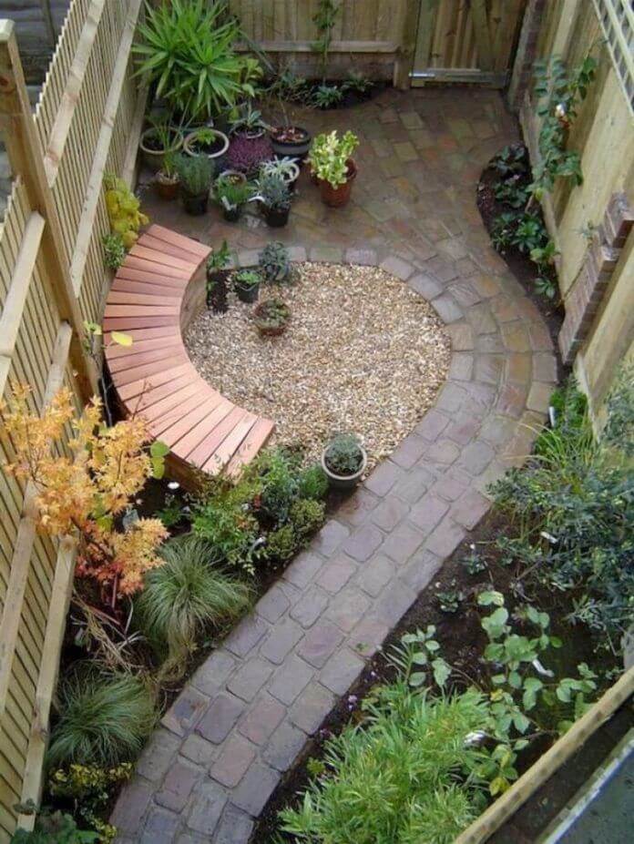 Keep It Simple small backyard