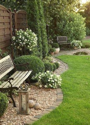 Landscaping Garden Chair Ideas - small back yard landscape ideas