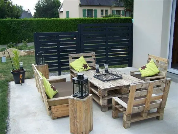 pallet patio outdoor furniture