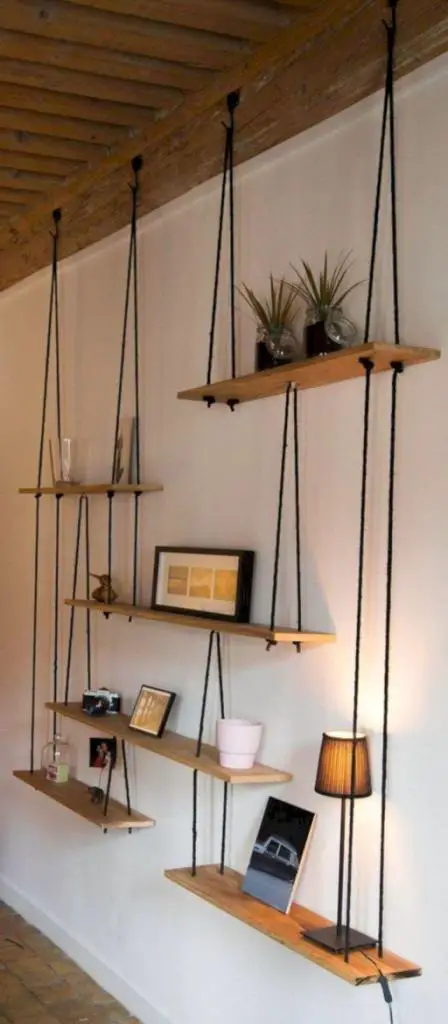 Hanging Shelves in Literal Meaning
