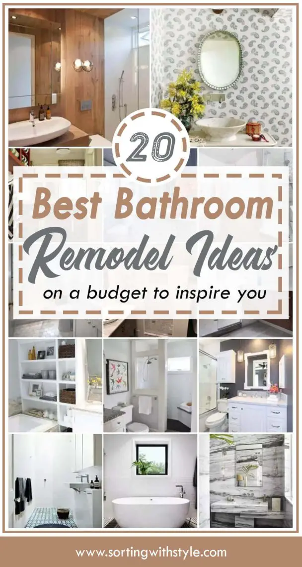Best Bathroom Remodel Ideas On A Budget, Inexpensive Bathroom Remodels With Pictures