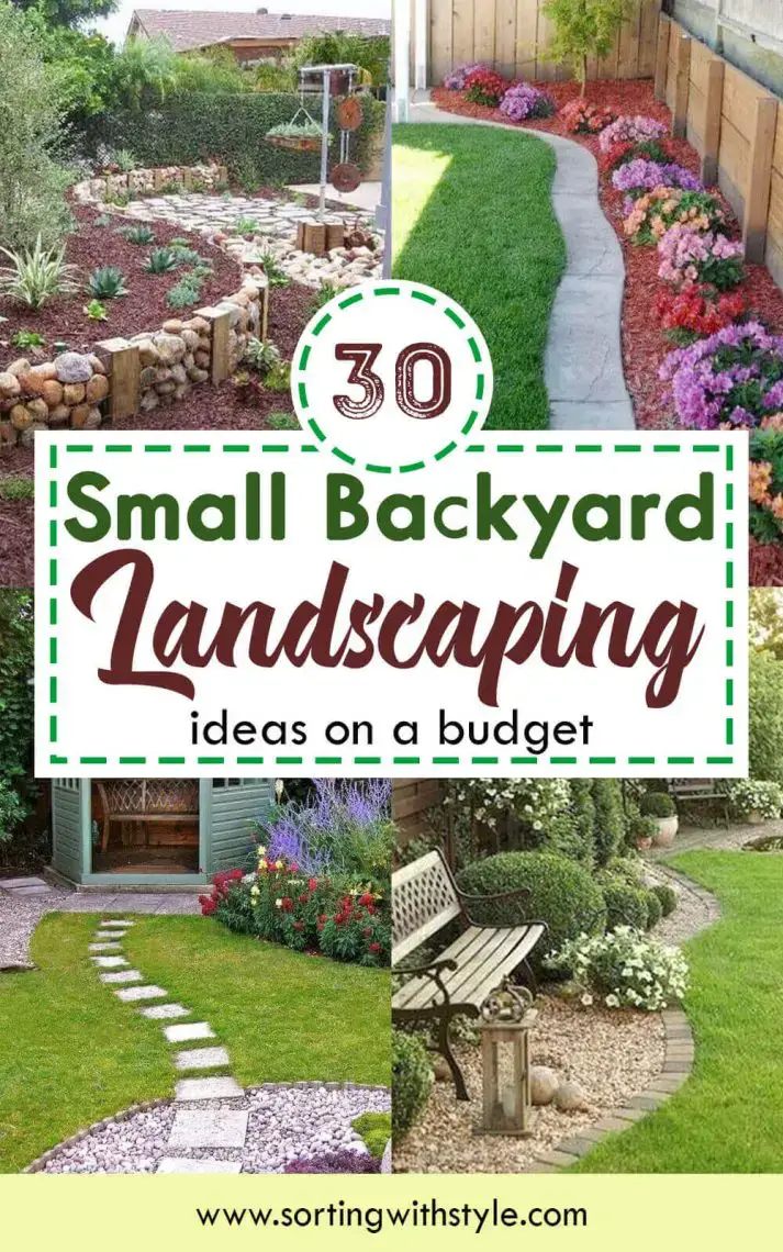 30 Small Backyard Landscaping Ideas On, How To Landscape Your Backyard On A Budget