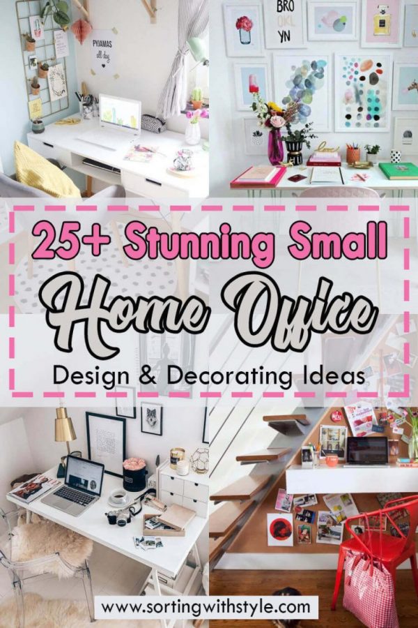25+ Small Home Office Ideas For Men & Women (Space Saving Layout)