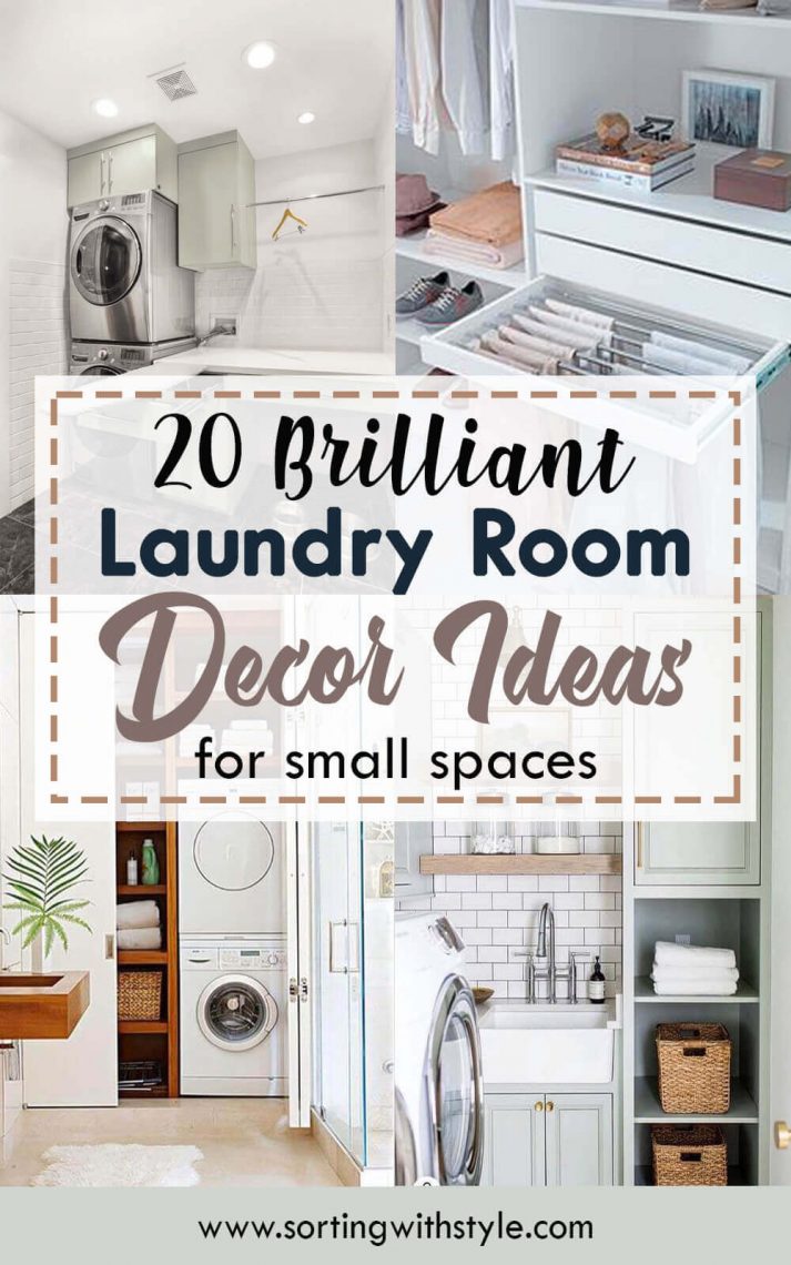 20 Brilliant Laundry Room Ideas for Small Spaces - Practical & Efficient