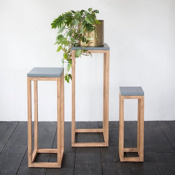 artsy plant stand