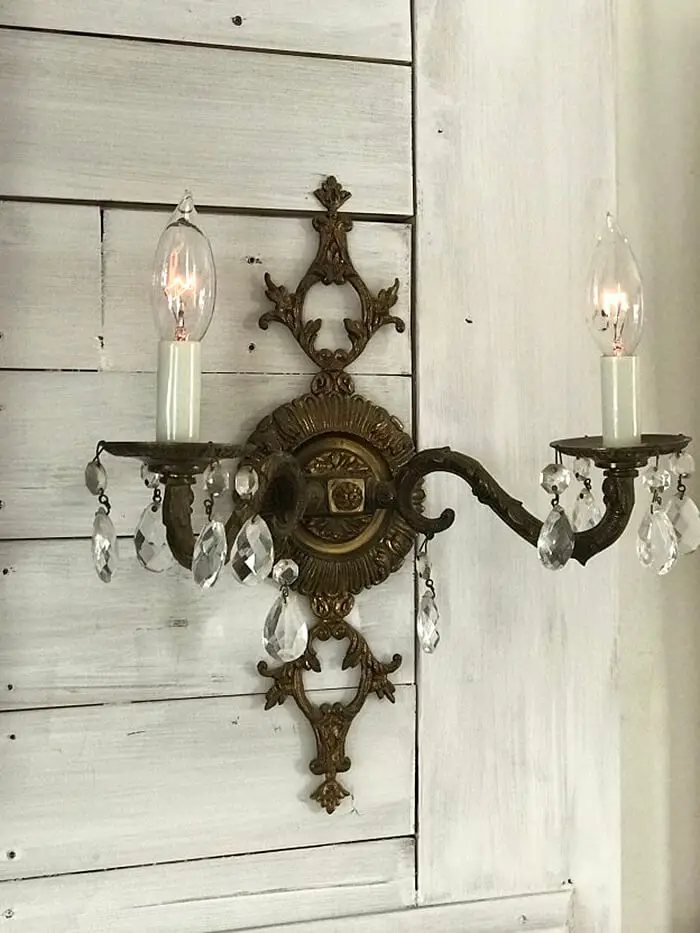Antique Wall Lamp Holder