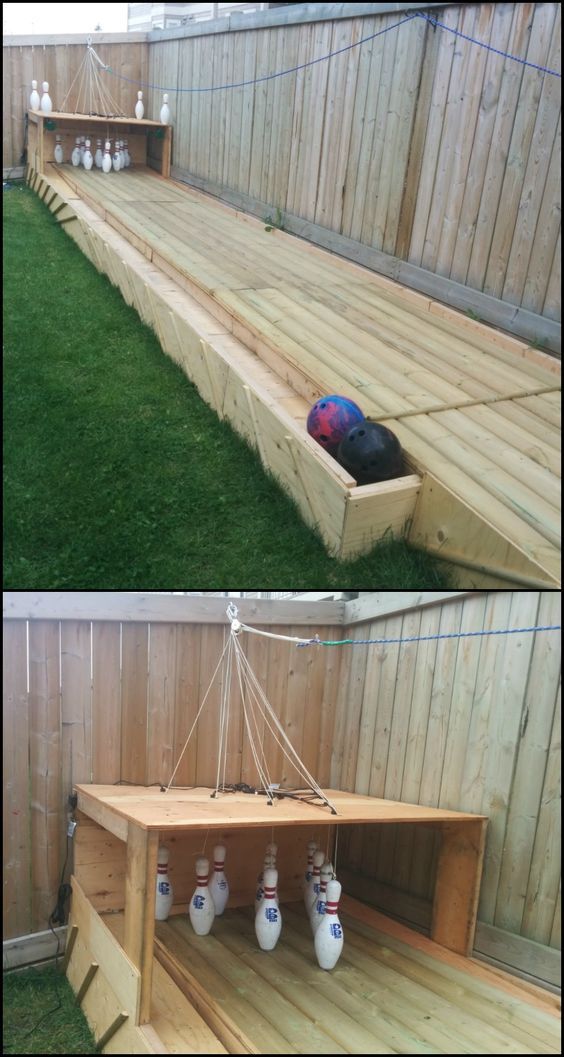 Backyard Bownling DIY Playground