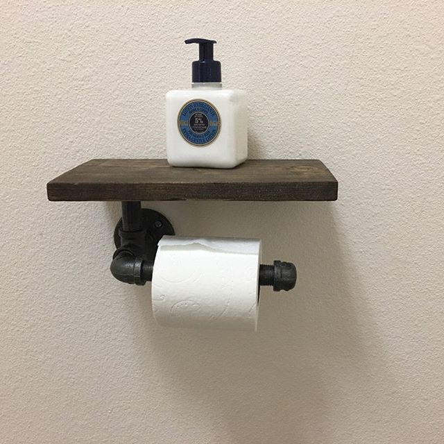 DIY Soap and Toilet Tissue Holder