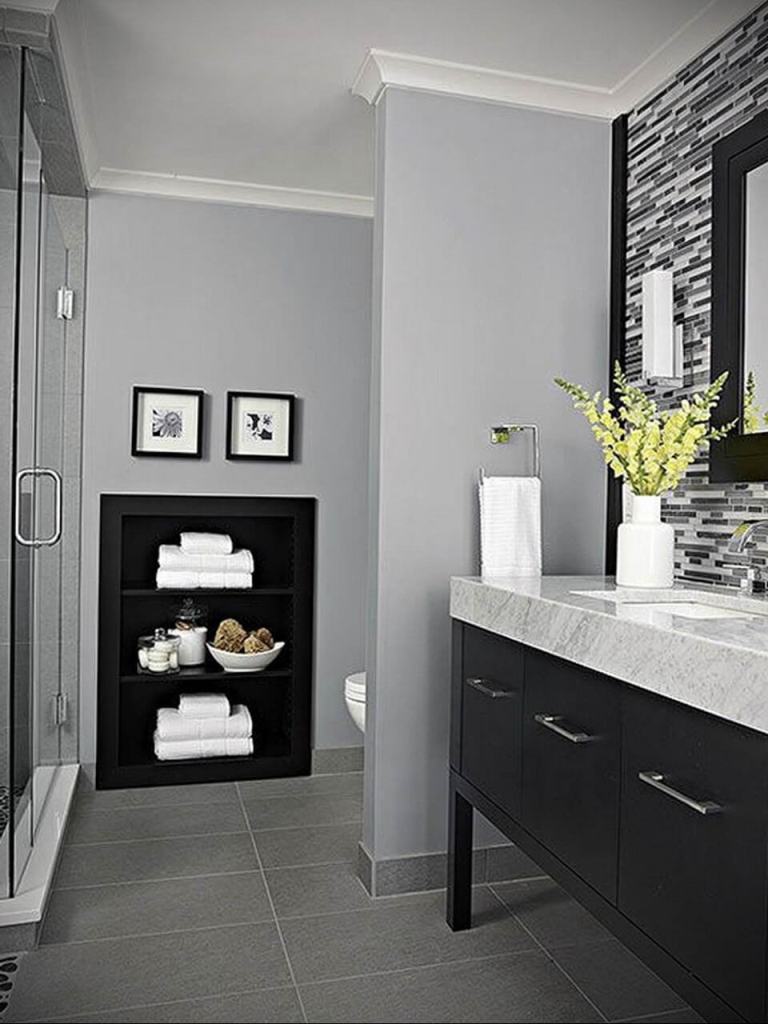 Shades Of Gray Modern Bathroom   Modern   Bathroom   Milwaukee   By