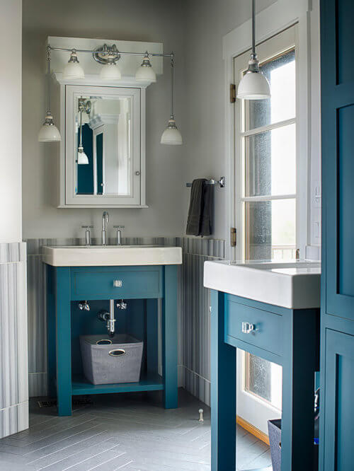 Perfect Teal bathroom paint colors