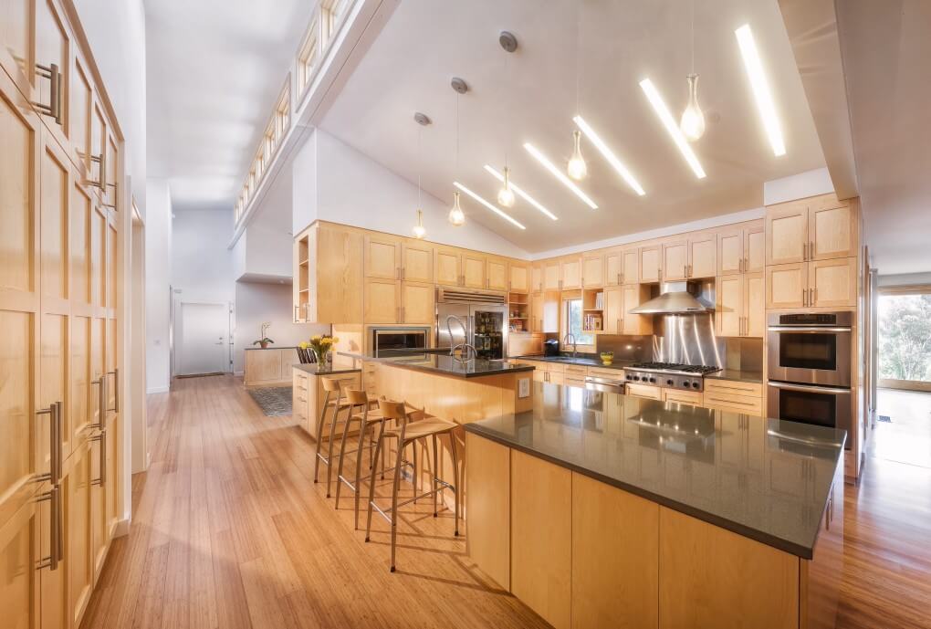 best lighting for high ceiling kitchen