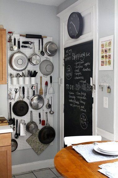 Include a Chalkboard in the kitchen corner - stunning kitchen remodel ideas