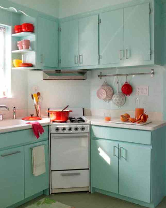 Kitchen cabinet colors - pastel color