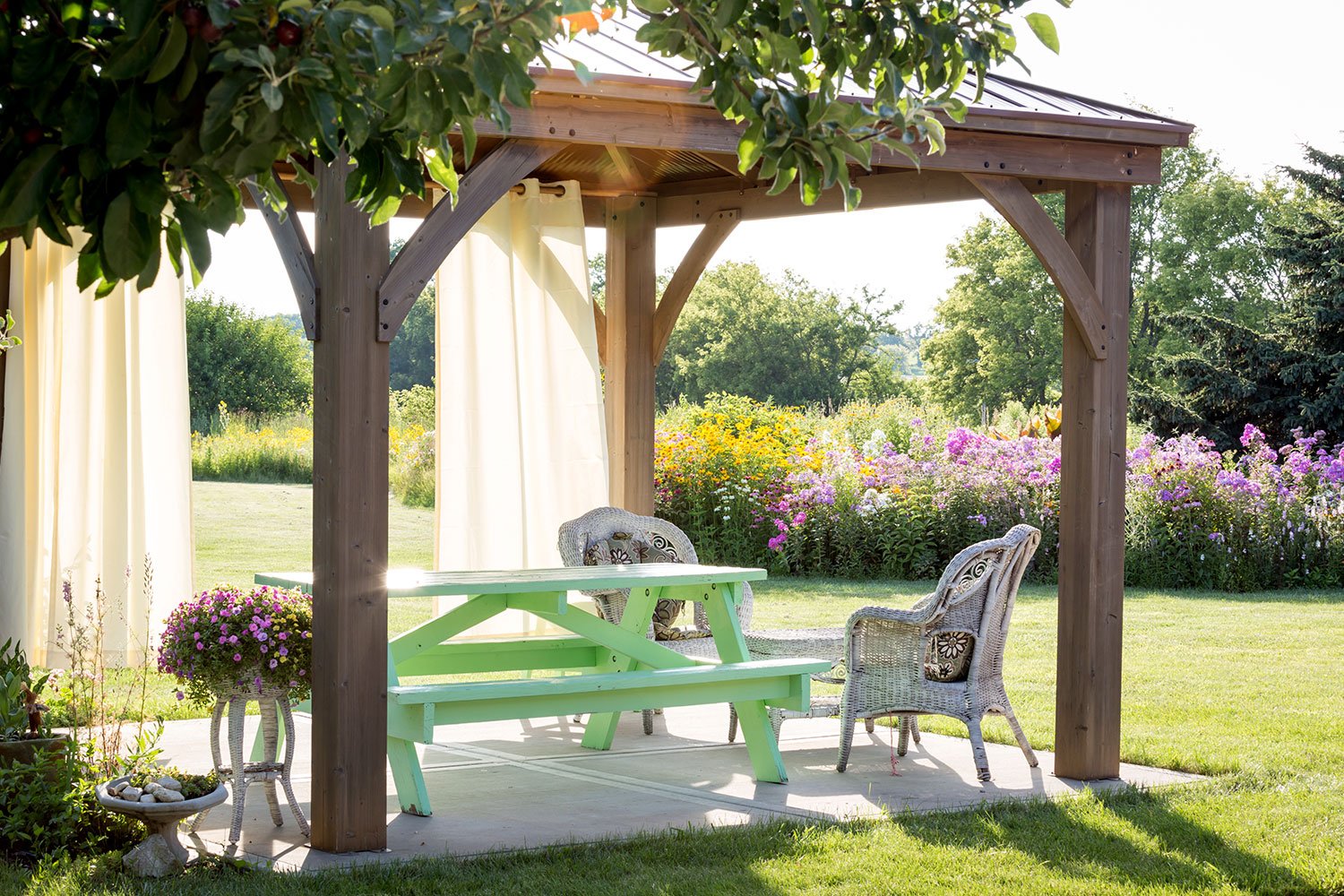 Sheet Wood Pergola Cover