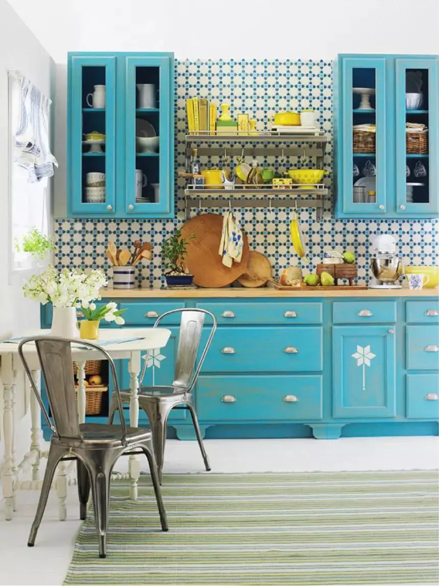 Turquoise Kitchen Furniture