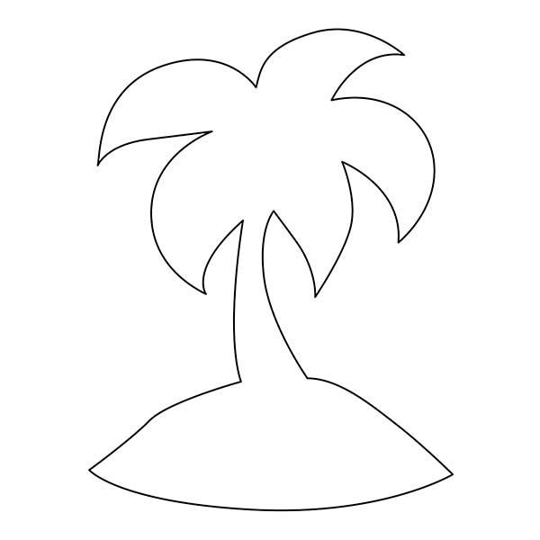 palm tree string art