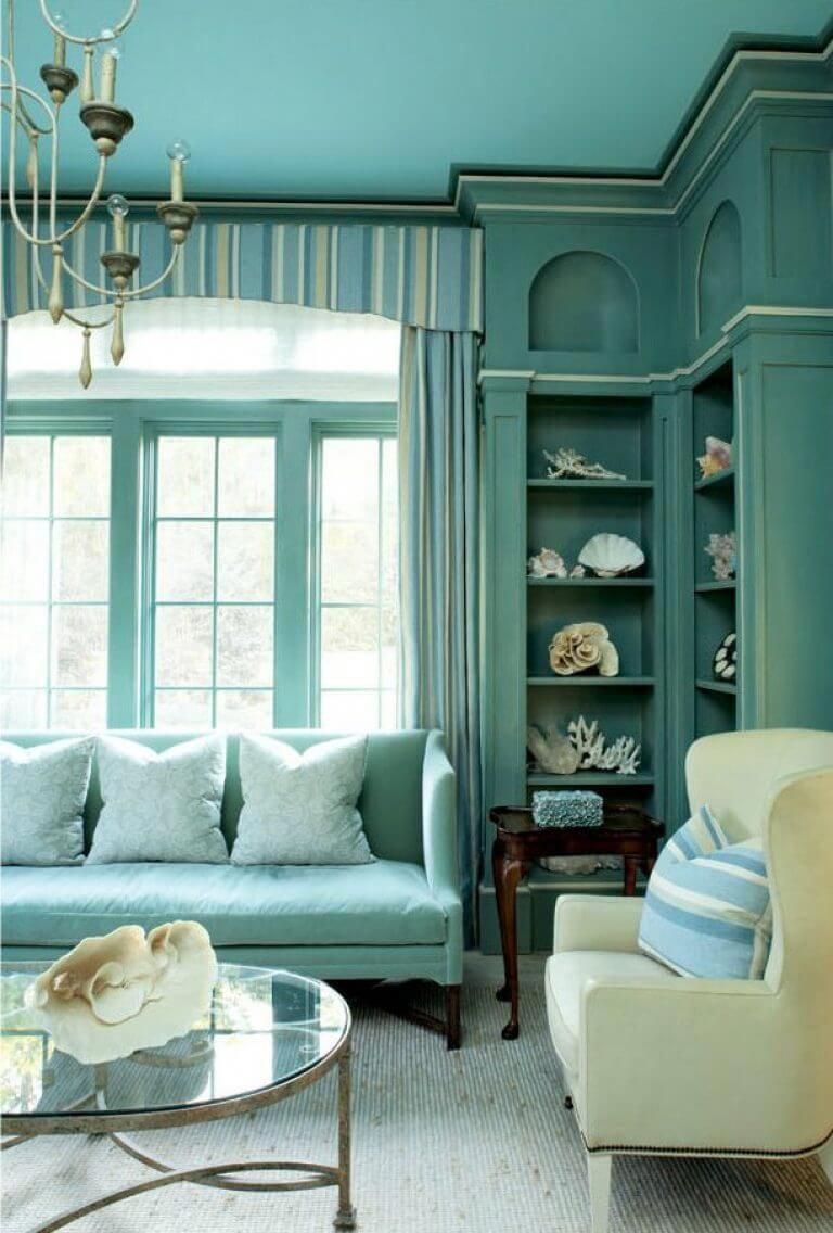 Muted Turquoise Room Ideas