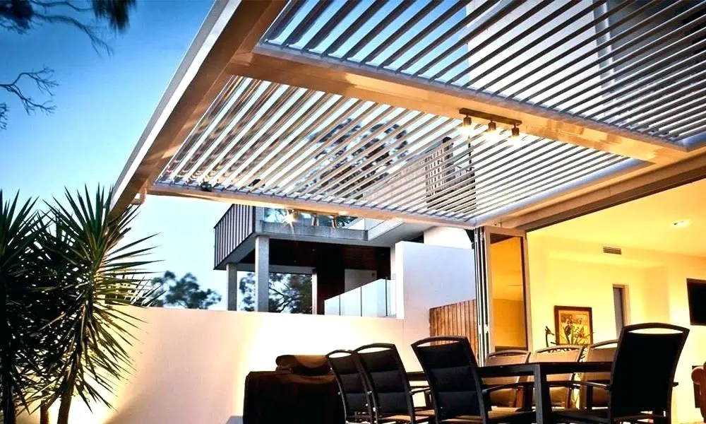 Sleek Design of Patio Roof
