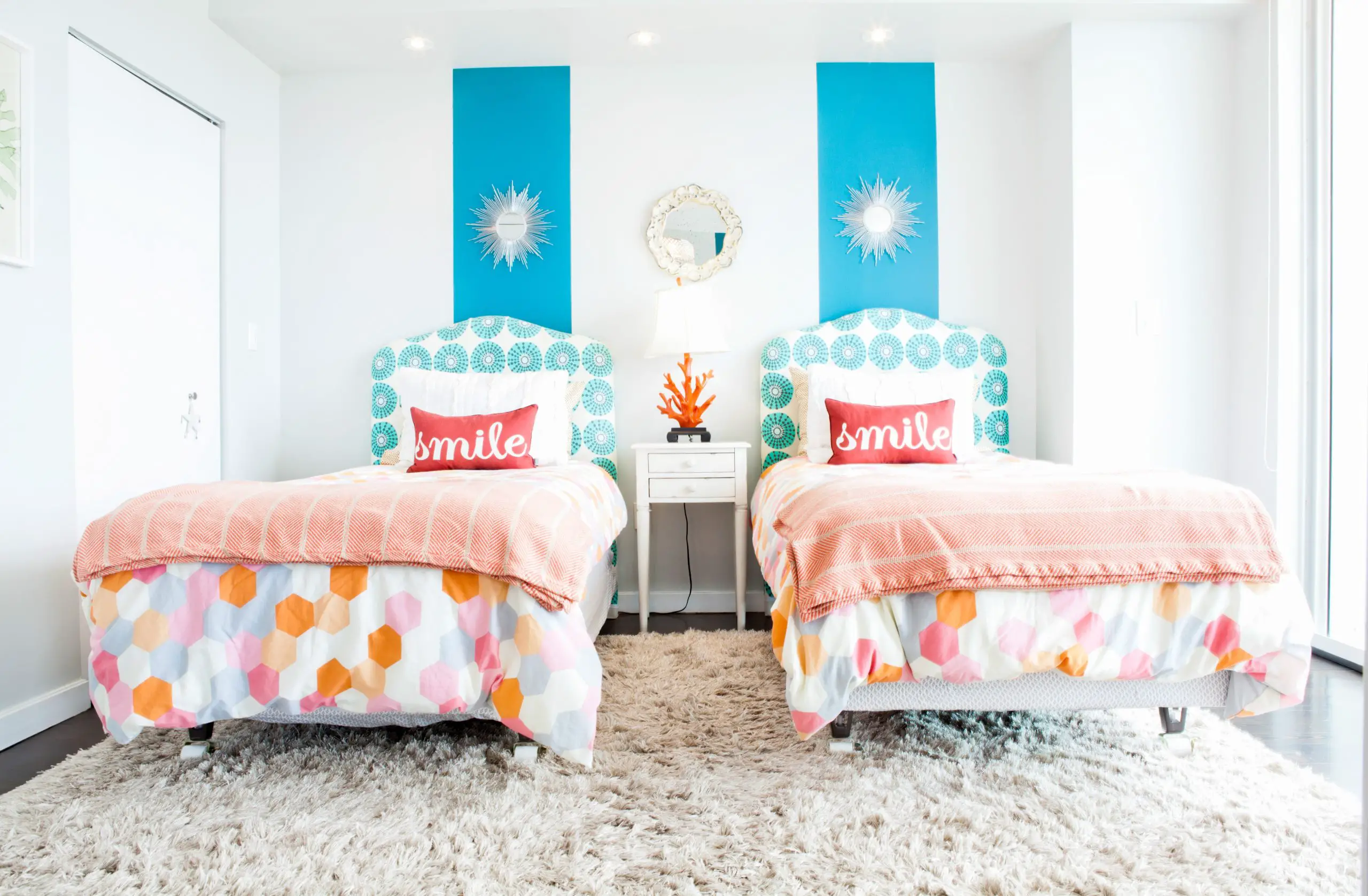 how to divide a shared kids' room