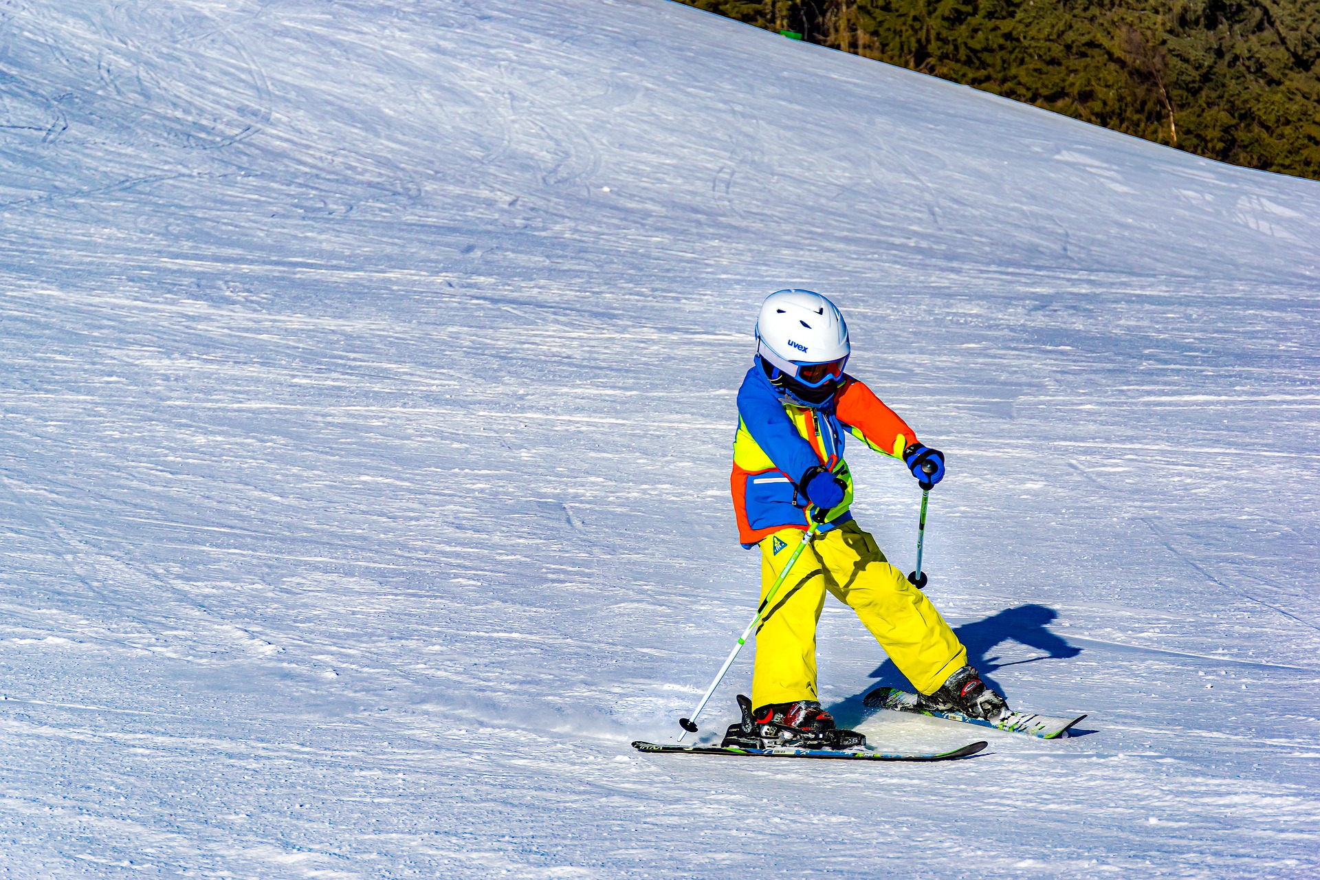 how to teach kids to ski