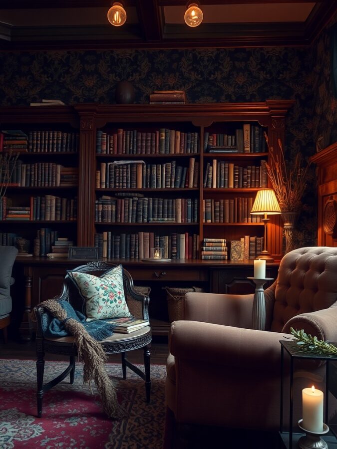 30 Dark Cottagecore Living Room Ideas You’ll Love for a Cozy Aesthetic