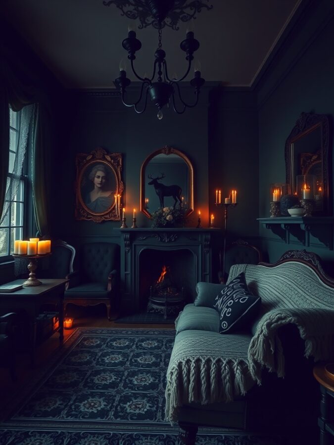 30 Dark Cottagecore Living Room Ideas You’ll Love for a Cozy Aesthetic